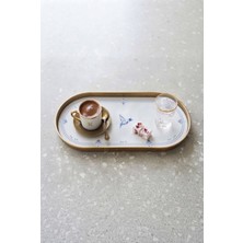 Madame Coco Mdm Coco Cava Oval Sunum Tepsisi - Gold