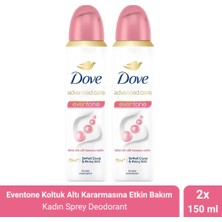 Dove Eventone Kadın Sprey Deodorant 150 ml x 2 Adet