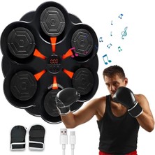 Junglee Duvar Boks Makinesi Müzikli Bluetooth Hoparlör Özellikli LED Işıklı Ritimli 9 Mod Seviye Ayarlı Box