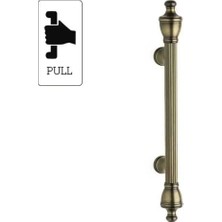 Elovias System Çekme Kapı Kolu Antik Sarı Renk Kol 220mm (PH9656 0220 ABM-ABM-ABM)