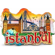 Aslanoğlu Store Istanbul Temalı Silikon Buzdolapı Süsü Magnet ALK5941