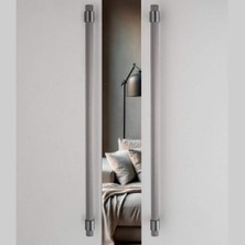 Elovias System Axel-L Çekme Kapı Kolu Füme Renk Kol 540mm (PH9722 0540 BBN-BBN)