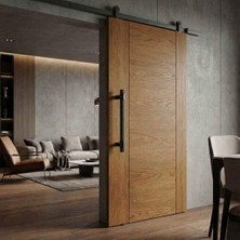 Elovias System 9721 Çekme Kapı Kolu Siyah Kol 190mm (PH9721 0190 AL6-AL6)