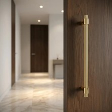 Elovias System Axel-L Çekme Kapı Kolu Gold Renk Kol 340mm (PH9722 0340 GL-GL)