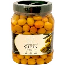 Ahmet Yener Yeşil Çizik Zeytin 900 gr Doğal Fermante