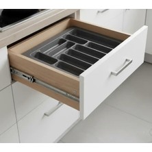 Elovias Starax 70 cm Gri Plastik Kaşıklık 10 Gözlü 64X49 cm  (S-2288-GP)