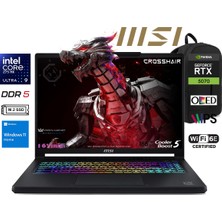 MSI Msı Crosshaır 16 Max Hx Intel Core Ultra 9 275HX 32GB 2tb SSD Rtx 5070 W11 Home 16" E2WGXK-043TR Taşınabilir Bilgisayar Prestij Çanta