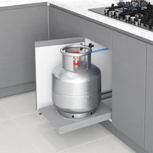 Elovias Starax 40 Cm Raylı Tüpçek Gri (S-2241-G)