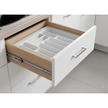 Elovias Starax 70 Cm Beyaz Plastik Kaşıklık 10 Gözlü Modül  64x49 Cm (S-2288-WP)