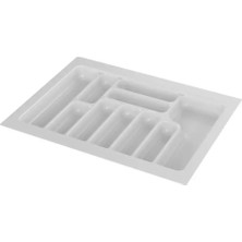 Elovias Starax 70 cm Beyaz Plastik Kaşıklık 10 Gözlü Modül  64X49 cm (S-2288-WP)
