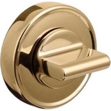 Elovias System Yuvarlak Wc Kapı Rozeti Gold Renk (RO14W GL)