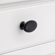 Elovias System Düğme Mobilya Kulbu Siyah Renk 8mm Kulp (SY4322 0008 AL6)