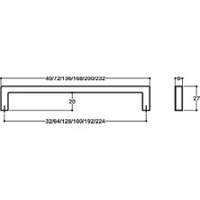 Elovias System Mobilya Kulbu Gold Renk 96MM Kulp (SY7938 0096 Gl)