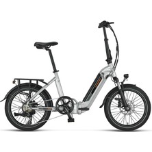 Mosso Kronos Elektrikli Katlanır Bisiklet 390H Hyd 20 Jant 7 Vites Silver
