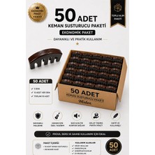 Midex VS-100BR-50X Kaliteli Plastik Keman Susturucusu 50'li Ekonomik Paket – Tüm Kemanlarla Uyumlu