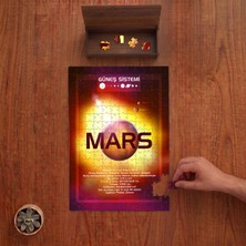 Punto Dizayn Mars - Güneş Sistemi Tasarımı 240 Parça Ahşap Puzzle Ahşap Kutuda PD01314