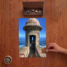 Punto Dizayn Eski San Juan - Antik Kule  Tasarımı 240 Parça Ahşap Puzzle Ahşap Kutuda PD00282