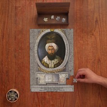 Punto Dizayn Sultan Iıı. Osman - Osmanlı Padişahları Tasarımı 240 Parça Ahşap Puzzle Ahşap Kutuda PD00291