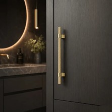 Elovias System Mobilya Kulbu Gold Renk 128mm Kulp (SY8774 0128 GL-GL)