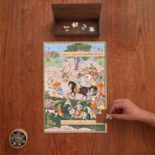 Punto Dizayn Mengü Timur Han Tasarımı 240 Parça Ahşap Puzzle Ahşap Kutuda PD01028