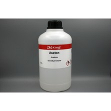Zag Kimya Aseton %98 Chem Pure 1 lt Güçlü ve Etkili Çözücü