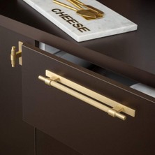 Elovias System Düğme Mobilya Kulbu Mat Altın 8mm Kulp (SY8772 0008 BB-BB)
