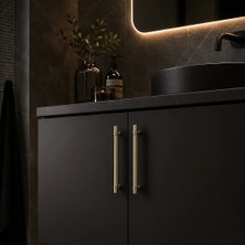 Elovias System Mobilya Kulbu Gold/Altın Renk 96mm Kulp (SY8774 0096 GL-GL)
