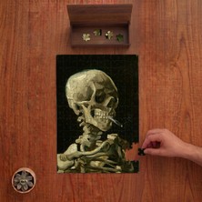 Punto Dizayn Vincent Van Gogh - Iskelet  Tasarımı 240 Parça Ahşap Puzzle Ahşap Kutuda PD01184