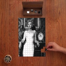 Punto Dizayn Merlyn Monroe  Tasarımı 240 Parça Ahşap Puzzle Ahşap Kutuda PD00022