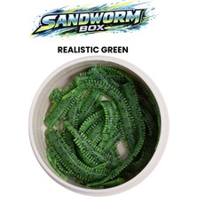 Pandora Sandworm Sızdırmaz Kutu Lrf Silikon Realistic Green (15 Pcs)