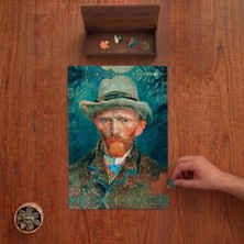 Punto Dizayn Otoportre Vincent Van Gogh Tasarımı 240 Parça Ahşap Puzzle Ahşap Kutuda PD00653