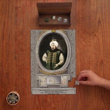 Punto Dizayn Sultan Iv. Mehmed - Osmanlı Padişahları Tasarımı 240 Parça Ahşap Puzzle Ahşap Kutuda PD00229