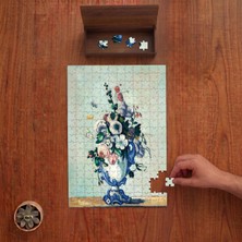 Punto Dizayn Paul Cezanne - Vazoda Çiçekler  Tasarımı 240 Parça Ahşap Puzzle Ahşap Kutuda PD01120