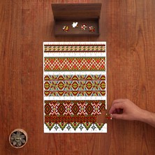 Punto Dizayn Kanaviçe Kültürel Desenleri  Tasarımı 240 Parça Ahşap Puzzle Ahşap Kutuda PD01511
