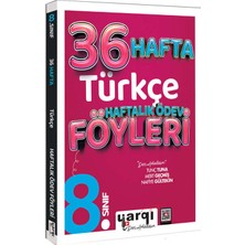 Yargı Ders Arkadaşım 8.sınıf Türkçe 36 Haftalık Ödev Föyleri