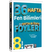 Yargı Ders Arkadaşım 8.sınıf Fen Bilimleri 36 Haftalık Ödev Föyle