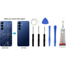 Bin1çeşit Samsung S25 Uyumlu Batarya Kapağı Kamera Lensli (G