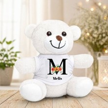 Çılgıntrend Kişiye Özel Baş Harf ve Isim Baskılı Peluş Ayıcık