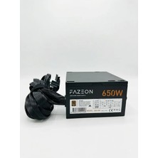 Fazeon ATX-650W 80+ Bronze Psu Power Supply Güç Kaynağı Siyah