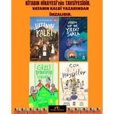İlk Genç Timaş 4.5.6. Sınıf- Gizli Dedektifler Okulu, Vatanın Kalbi(İMZALIDIR), Çok Şık Hayaller, Benim Için Bir Yıldız Sakla(4 Kitap)