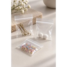 Özkan Ambalaj Temizlik 6x7 cm Mini Şeffaf Kilitli Poşet 100 Adet – Küçük Ürün Saklama Poşeti