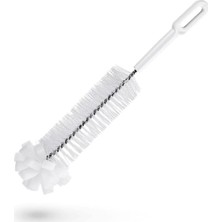 Titiz Biberon Temizleme Fırçası Ergonomik Tasarımlı Hijyenik Naylon Kıllı Beyaz Renk