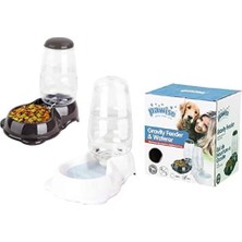 Odea Pawise Hazneli Kedi Köpek Mama-Su Kabı Takım 2,6 Lt