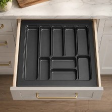 Elovias Sese Plastik Ekonomik Kaşıklık 55X49 cm Antrasit (400-07-05-54)