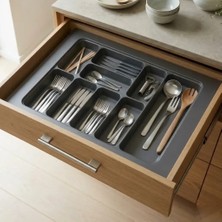 Elovias Sese Plastik Ekonomik Kaşıklık 66X49 cm Antrasit (400-07-09-54)