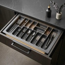 Elovias Sese Plastik Ekonomik Kaşıklık 76X49 cm Antrasit (400-07-07-54)