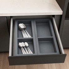 Elovias Mesan Traybond 157MM 2 Bölme Antrasit Kaşıklık 105-83-05-309
