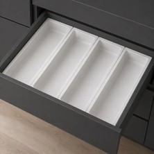 Elovias Mesan Traybond Tek Bölme Beyaz Kaşıklık 157MM (105-83-04-302)