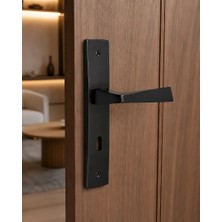 Elovias Sese Esra Modeli ZK47 Aynalı Siyah Oda Kapı Kolu (200-226-01-02)