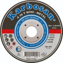 Caftra Karbosan Nk Düz Metal Kesme Taşı 230X3.0X22 mm
